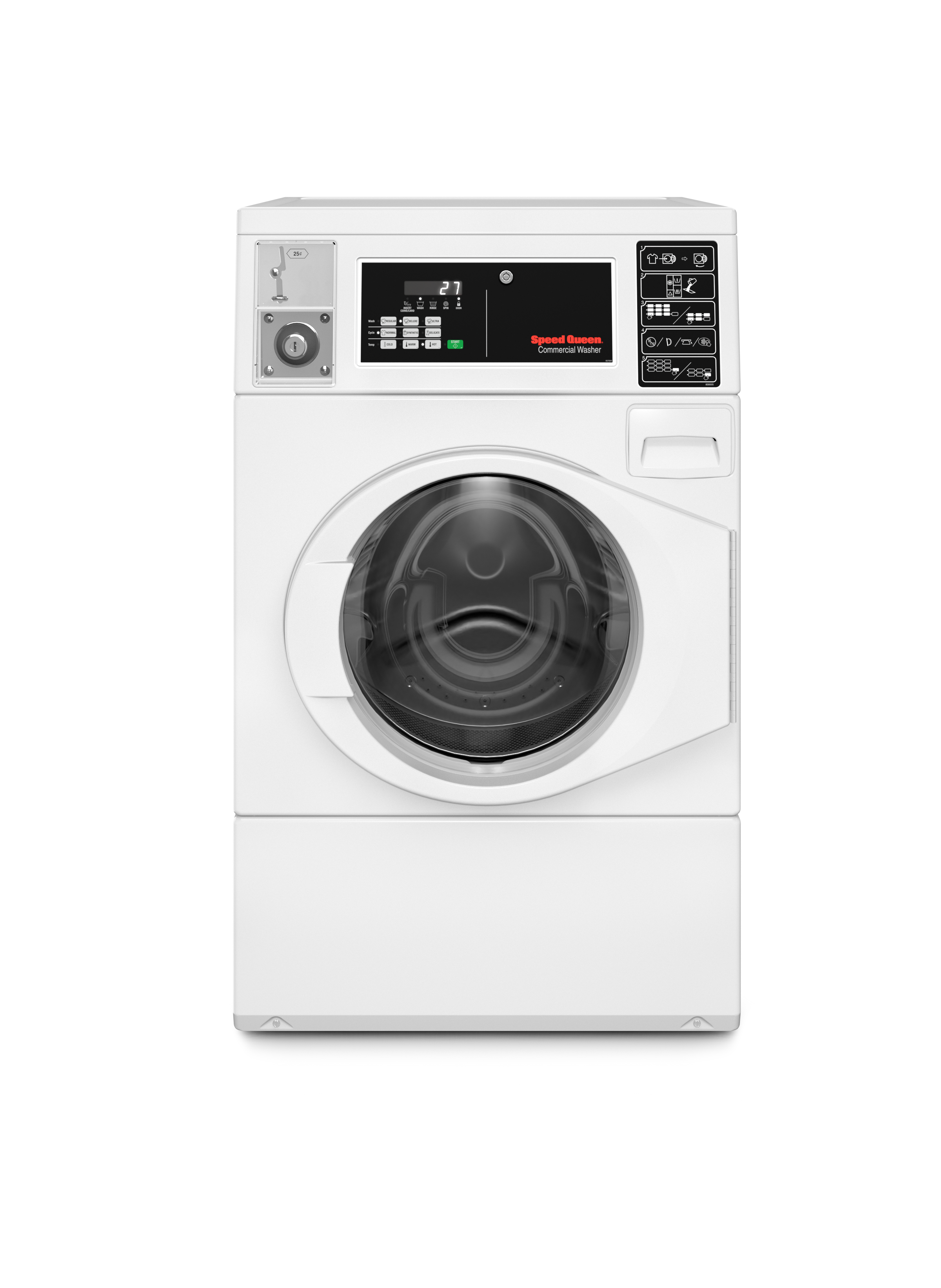 front view of washer with Quantum Gold control