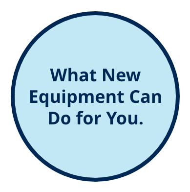 what can new equipment do for you